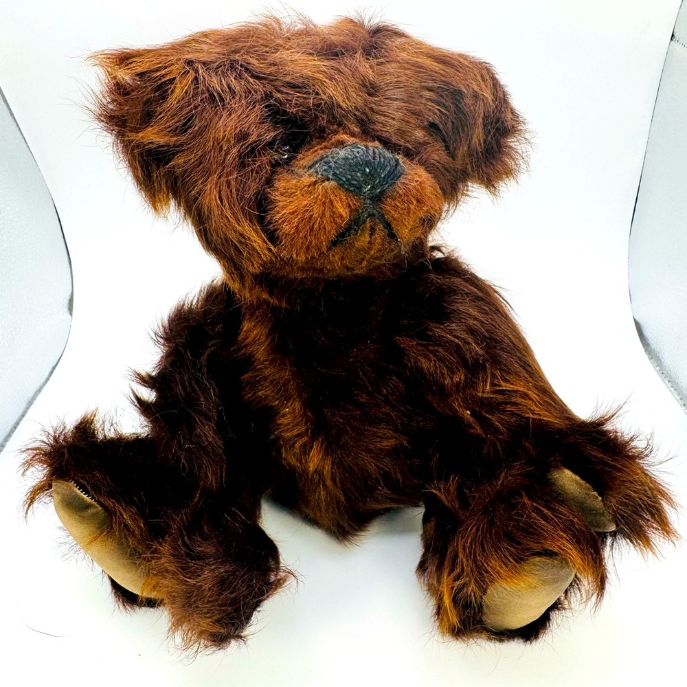 MOHAIR ARTIST BEAR by KIMBERLY’S BEARIED TREASURE 12” Jointed MISSING AN EYE!